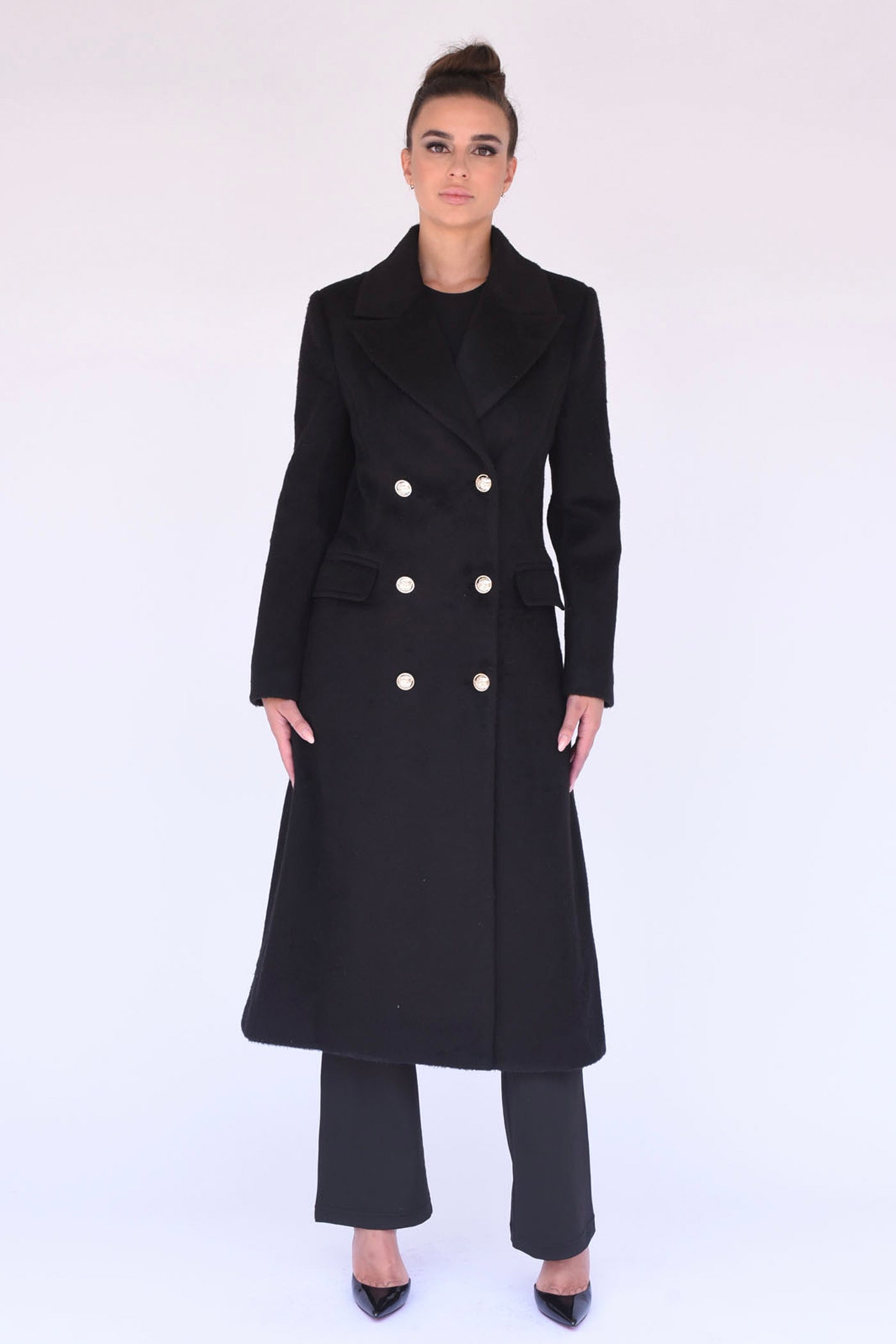 Alaska Overcoat in Black