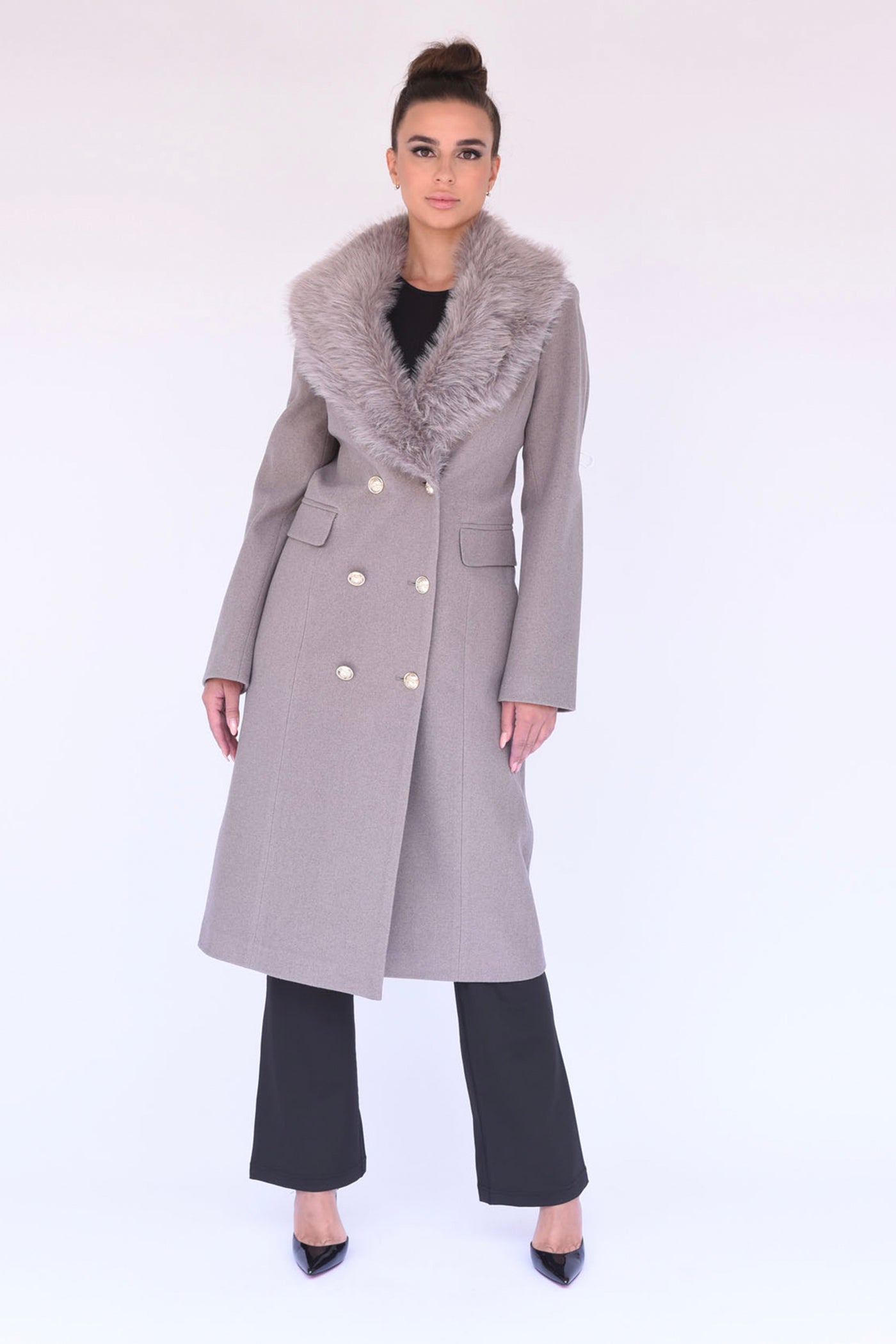 Maine Overcoat in Dark Grey
