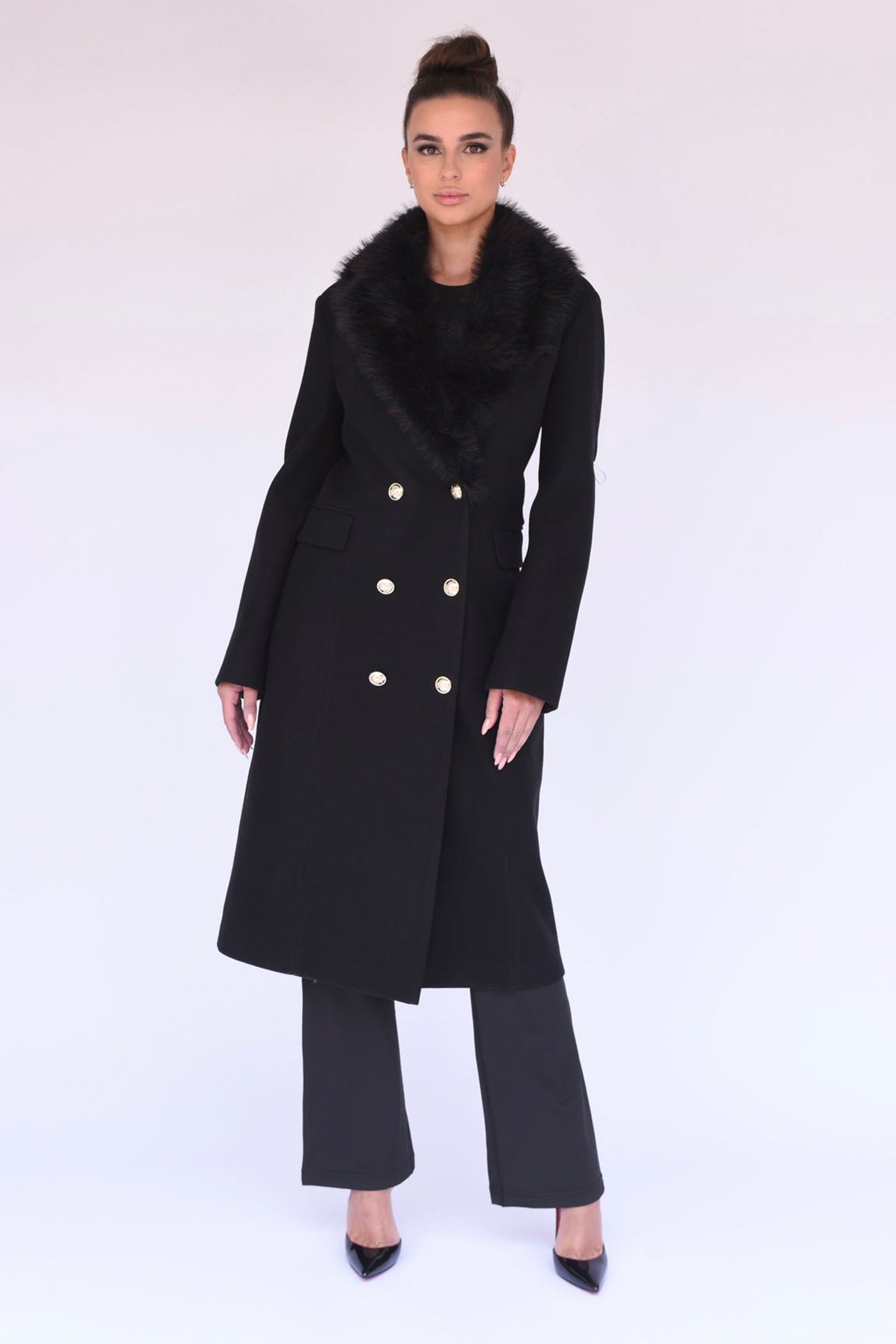Maine Overcoat in Black