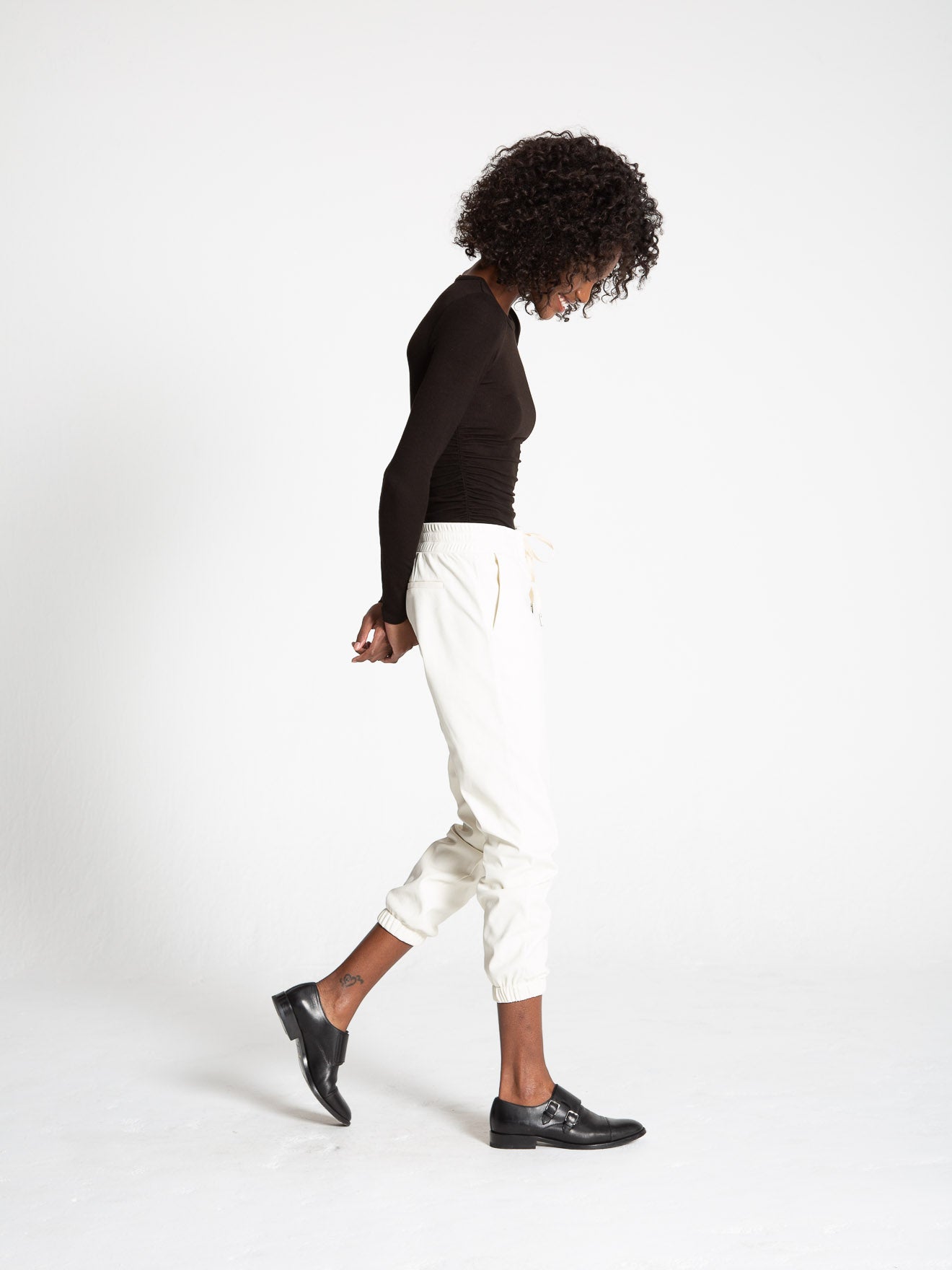 Scarlett Leather Jogger