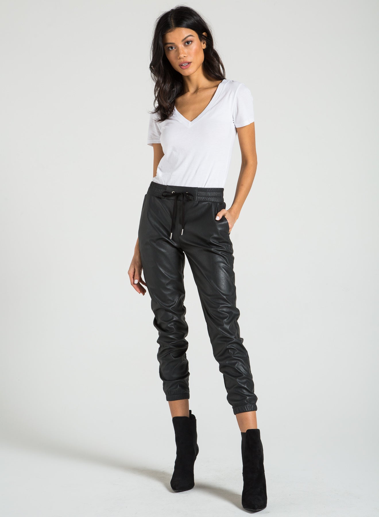 Scarlett Leather Jogger