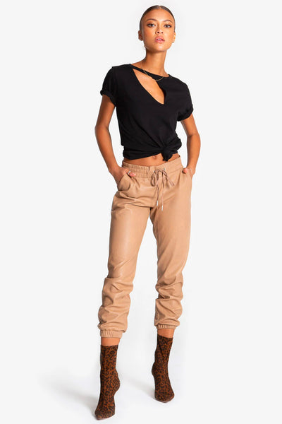 Scarlett Leather Jogger